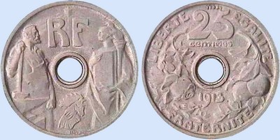 Concours 25 Centimes essai PROUVE Petit Module